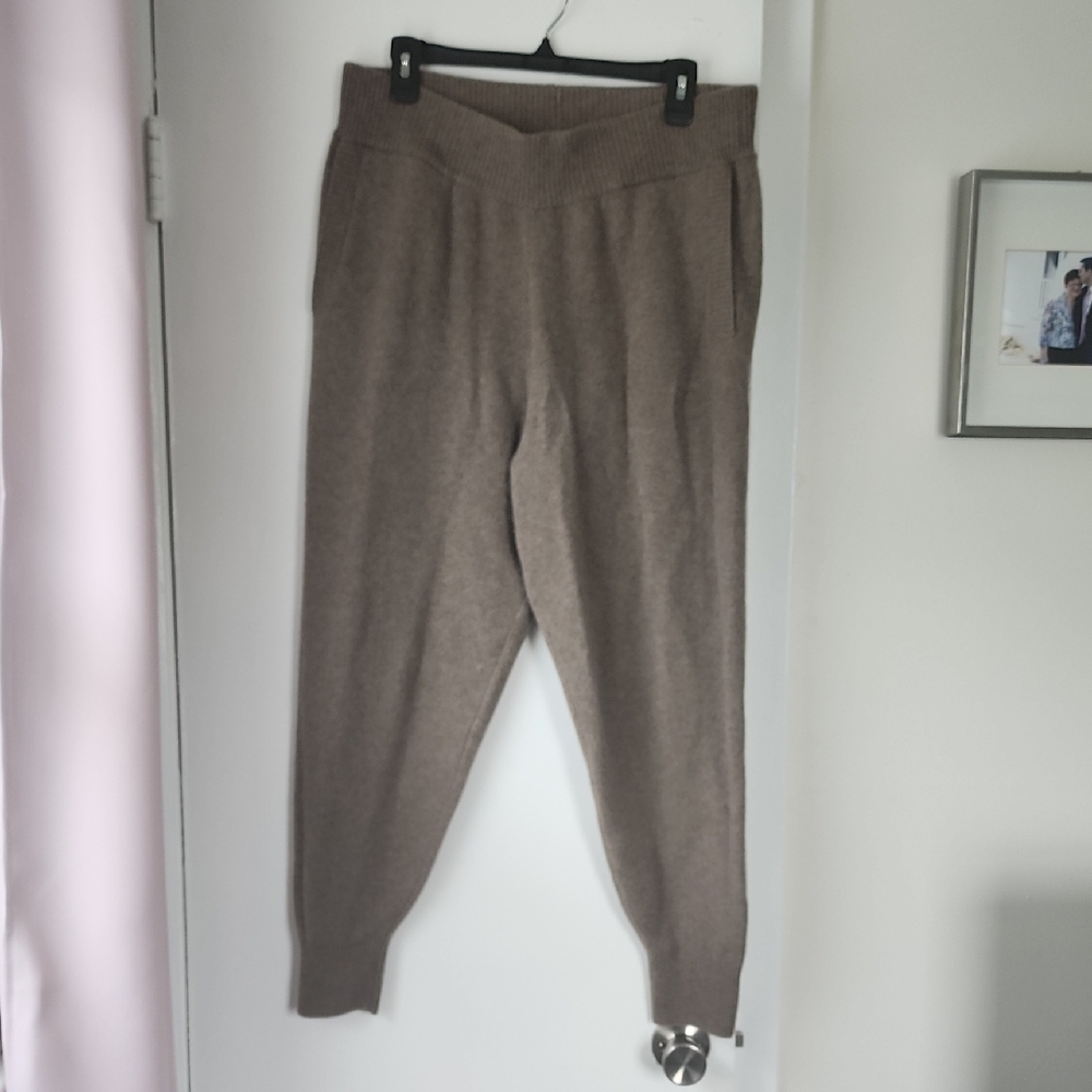Cozy Tan Knit Pants
